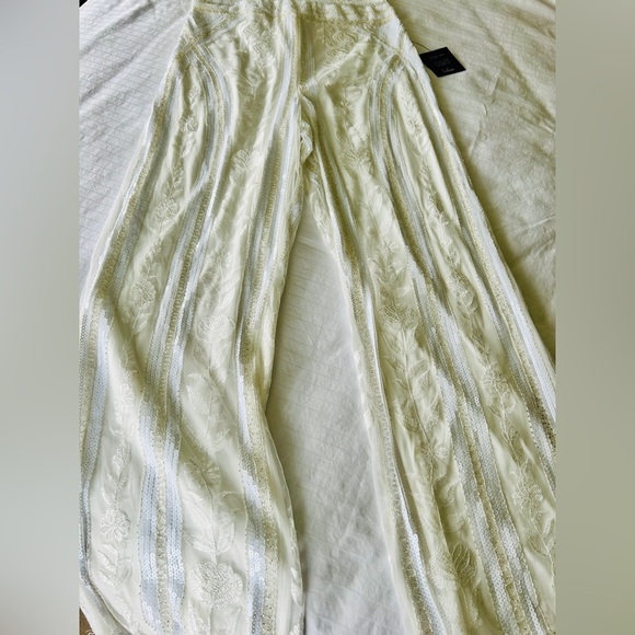 Lulu's Cream Embroidered Halter Jumpsuit - Picture 7 of 16